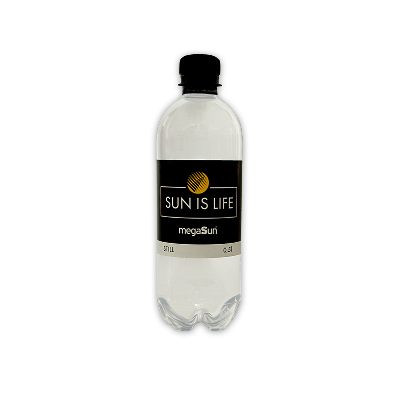 Wasserflasche megaSun, Still | 18 Stück