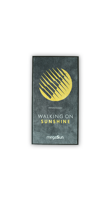 Eingangsmatte megaSun "Walking on Sunshine"